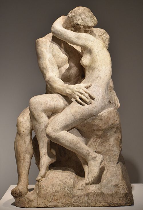 Rzeźba "Pocałunek" autorstwa Augusta Rodina