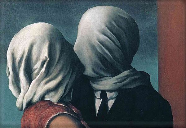 Obraz "Kochankowie" autorstwa Rene  Magritte