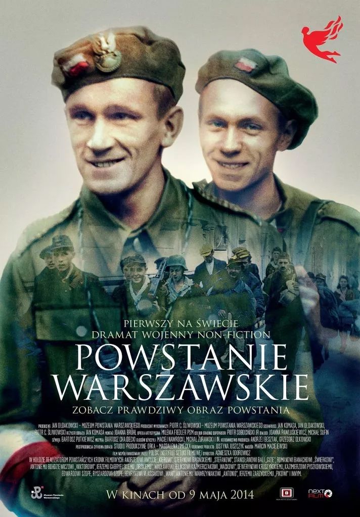 Plakat promujący film „Powstanie warszawskie”