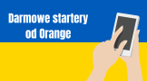Grafika z napisem "Darmowe startery od Orange"